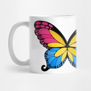 Butterfly Wings Pan Pride Flag Mug